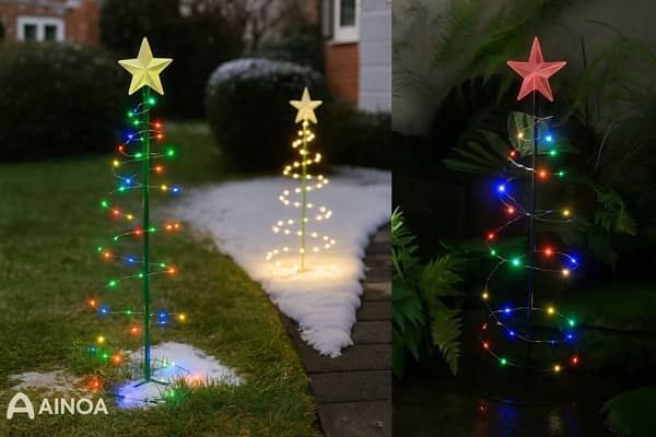 Luces para Árbol 16 Mts Cálida y Multicolor